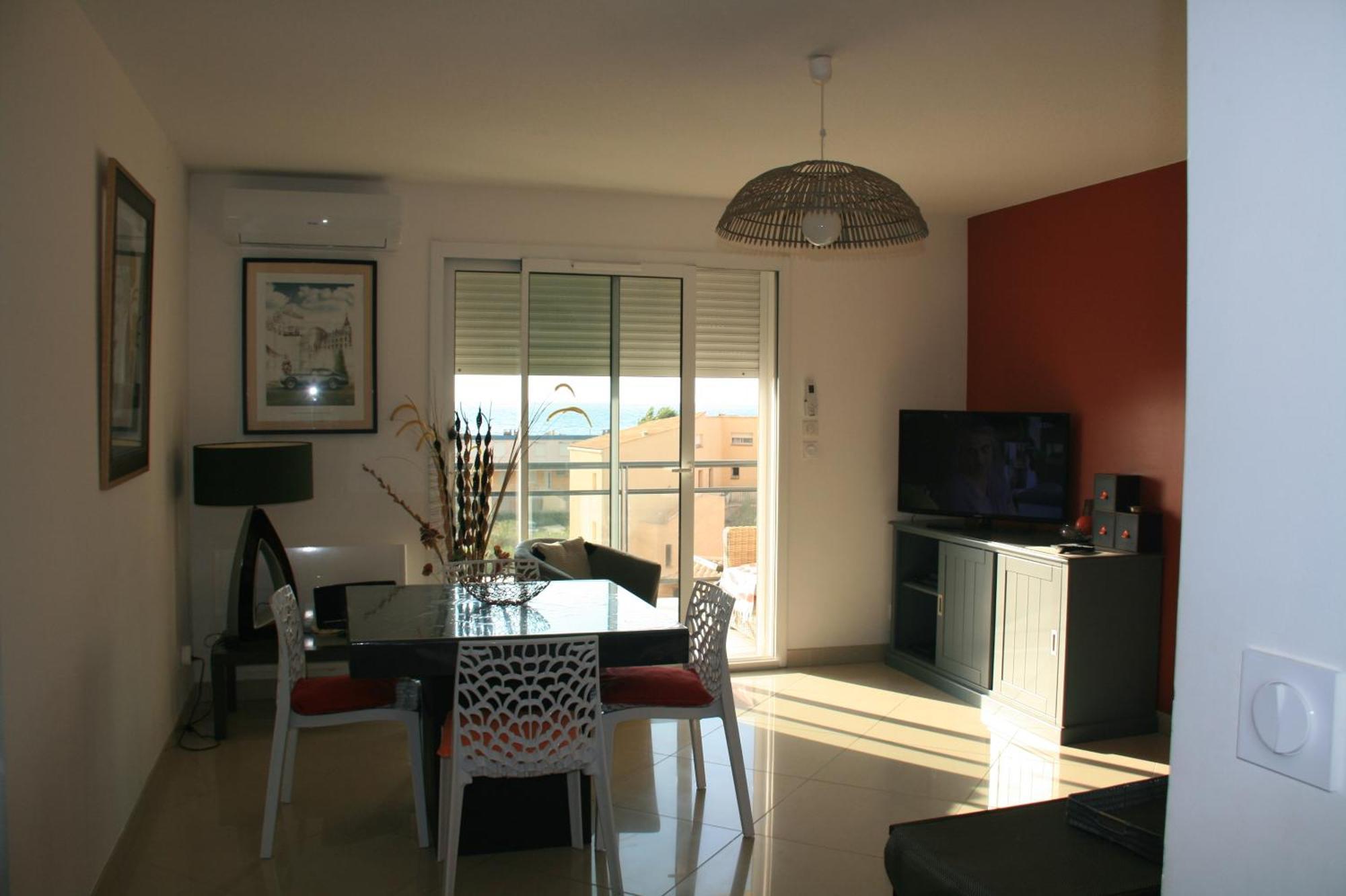 T3 Vue Mer 100M De La Plage Wifi Et Parking Saint-Pierre-la-Mer  Εξωτερικό φωτογραφία